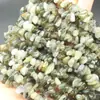 Pulsera de Piedra Cruda de Grava de Ágata Cristalina Desmagnetizada con Cuentas de Piedra Asimétrica Perforada Accesorios de Joyería DIY 5-8mm