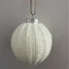 Bolas de Crochê de Natal Novas Transfronteiriças da Amazon, Bolas de Natal de Lã, Bolas de Tricô, Enfeites Pendurados para Decoração de Árvore de Natal