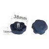 Venta al por mayor de fábrica pie de ajuste estrella de tornillo de mano de plástico color opcional fijación cabeza de goma manual tornillo M8
