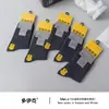 Meias de Algodão Doike Masculinas e Femininas para Outono e Inverno, de Cano Médio, Business Casual, para o Dia a Dia