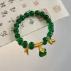 Popular Pulseira Colher Estilo Chinês Paz e Alegria, Estilo Floresta Luxo Leve Nicho Presente para Melhor Amigo ou Namorada