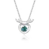 Nuevo Yilu Te Tiene Collar Inteligente para Mujer Plata de Ley S925 Colgante de Corazón Pulsante de Alta Gama Te Tiene en Todo Momento