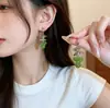 Pendientes japoneses y coreanos dulces populares, frescos y elegantes, lujo ligero, modernos y con estilo, pendientes versátiles para el uso diario de mujer, al por mayor