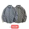 Camisa de Manga Larga Retro Étnica Tejida Bordada Estilo Barroco Japonés Vintage para Hombre Holgada Ropa de Abrigo Otoño e Invierno Primavera y Otoño