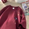Azul marinho Nova camiseta masculina chinesa estilo chinês manga curta design pesado senso nicho moda verão marca algodão puro 5 meia manga