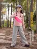 Body infantil Roupa Infantil Meninas Conjunto Outono 2026 Primavera e Outono Novo Estilo Roupas de Meninas Camiseta Manga Longa Calças Calças de Pernas Retas