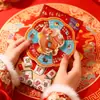 2026 Ano do Cavalo Envelopes Vermelhos Rotativos Criativos, Envelopes de Dinheiro de Ano Novo, Sacos de Envelope Vermelho 3D de Ano Novo Infantil para o Festival da Primavera