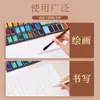 Set para principiantes de pigmentos sólidos para pintura china de 12 y 24 colores con herramientas y materiales completos para pintura china tradicional