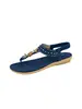 Zapatos de Verano para Mujer Tallas Grandes Sandalias Casuales Bohemias Hechos a Mano con Cuentas Versátiles Ligeros Cómodos Zapatos Planos