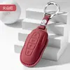 Funda para llave de coche Ford Tourneo de fábrica, cubierta de llave de cuero de vaca de capa superior de alta gama con hebilla, accesorio interior unisex