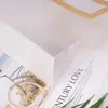 Celebridad de Internet Bolso de Mano de Cuero Translúcido Esmerilado Pp Regalo de Navidad Personalizado Bolsa de Flores Bolsa de Regalo de Boda