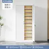 Archivero metálico de doble sección, gabinete para documentos y registros de oficina, gabinete de almacenamiento con cerradura, estantería de acero, gabinete de almacenamiento