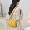 Transfronterizo 2026 Nuevo Modelo Simple Versátil Moda Ligero Multicapa Bolso Cruzado Tela de Nylon Bolsa Cuadrada Pequeña Bolso de Hombro de Moda