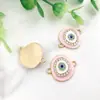 Accesorios para Joyería de Pulseras DIY Punto Diamante Ojo de Diablo Corazón Mariposa Libélula Estrella de Mar Colgante de Collar de Aleación Doble Colgante