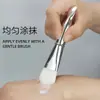 Set de Brochas para Mascarilla Facial en Stock, Brocha de Silicona con Cerdas Suaves para Aplicación de Mascarilla de Barro, Brocha de Aplicación Uniforme, Herramientas para el Cuidado de la Piel para Salones de Belleza al por Mayor
