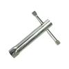 Chave de Soquete Sextavada Externa Tipo T Simples Integrada em Tubo com Haste de Conexão para Veículo Pacote de Peças de Chave de Soquete Galvanizada