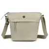 Bolsa para Teléfono Móvil Bolso Cruzado para Mujer Simple Sentido de Alta Gama Moda de Nicho Versátil Nuevo Bolso Cubo de Nailon Bolso de Hombro para Mujer