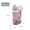 Cubo de arroz sellado portátil de plástico estilo japonés con taza medidora, caja de almacenamiento de arroz a prueba de humedad y a prueba de insectos, tanque de almacenamiento de granos y fideos para cocina