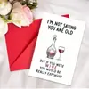 Tarjeta de Cumpleaños Nueva Transfronteriza con Set de Sobres Tarjeta con Mensaje Gracioso de Feliz Cumpleaños para Familiares y Amigos