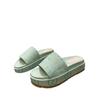 Modelo de Color Nuevo Verano 2026 g Chanclas de Suela Gruesa para Mujer, Adecuadas para Uso en Exteriores y en Casa, Chanclas Planas Casuales con Plataforma que Aumentan la Altura
