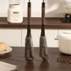Escova de limpeza de copos, escova de limpeza de liquidificador doméstico, escova de limpeza de cabo longo, escova de limpeza de canudo destacável, escova de limpeza de tampa de copo