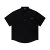 Camisa Yipinjia ligera y transpirable de gasa de burbujas antiarrugas de color liso de manga corta para hombre, camisa de trabajo fina de verano de manga corta