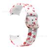 Para Samsung Galaxy watch4 Correa de Reloj de Silicona Impresa 20 mm Correa de Reloj con Estampado de 5 Colores para Samsung watch6 5