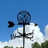 Explosiones Transfronterizas de Amazon Artesanías de Metal Pintura en Aerosol Decoración de Techos Veletas Adornos Arte de Hierro para Exteriores de Patio