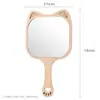 [Tasa de Aprobación del 94%] Espejo de Maquillaje para Salón de Belleza Estudiante Cartoon Femenina Pestañas Portátil Espejo para el Hogar Logo Regalo