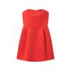 Estilo Europeo y Americano Verano Nuevo Moda Femenina Color Sólido Sin Mangas Sexy Sin Tirantes Espalda Descubierta Vestido sin Tirantes