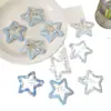 Presilha de Cabelo Estrela Azul Fofa para Meninas, Nova Presilha de Cabelo Estilo Coreano para Meninas, Acessório de Cabelo Estiloso e da Moda