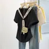 Moda Verão 2026 Nova Roupa Feminina Plus Size, Blusa Camiseta Oversized Elegante que Reduz a Idade com Manga Curta para Mulheres A11431