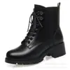 Botas Negras Estilo Dr. Martens Shu Ting para Mujer, Botines Forrados de Polar, Zapatos de Madre, Nuevas Botas de Invierno 2026, Zapatos Populares para Mujer, Zapatos Dobles de Algodón