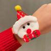 Navidad círculo pop pequeño regalo decoración mayoreo pulsera de asta de felpa regalo navideño niños círculo de aplausos mujeres
