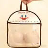 Bolsa Pendurada para Armazenamento de Roupas Íntimas e Meias, Bolsa de Armazenamento Multifuncional para Casa, Quarto, Guarda-Roupa, Banheiro, Bolsa à Prova de Poeira com Rosto Sorridente, Grande Capacidade