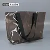 Bolso de PVC Bolso Transparente de Color Sólido Bolso de Hombro para Eventos de Exposición Bolsa de Regalo de Plástico Bolso de Mano