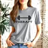 Camiseta Crossfit Mujer Harajuku Camisetas de Cómic Chica Diseñador Com