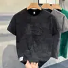 2025 Nueva Camisa de Manga Corta para Hombre Estilo Hip-Hop Europeo y Americano de Moda Cuello Redondo Camiseta Interior Top Verano