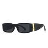 941 Gafas de Sol Cuadradas Europeas y Americanas para Selfies Ins Moda Moderna Personalidad Show Gafas de Sol para Hombre y Mujer Pequeño Libro Rojo Marea