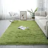 Alfombra redonda de seda y lana estilo Ins, alfombra de mesita de noche, alfombra para sala de estar y estudio, alfombra gruesa antideslizante tie-dye