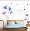 Orquídea de ensueño fresca hermosas pegatinas romántico dormitorio sala de estar sofá decoración de fondo protección ambiental pegatinas de pared al por mayor