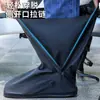 Cobre-sapatos impermeáveis, galochas, antiderrapantes, espessados, resistentes ao desgaste, galochas de cano alto masculinas para outono e inverno, sapatos impermeáveis para mulheres, adequados para ciclismo e caminhada