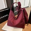 Bolso tote de ante transfronterizo para mujer, nuevo modelo otoño e invierno 2026, bolsa de gran capacidad para el día a día, bolso de hombro versátil casual