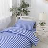 Conjunto de Três Peças para Cama Hospitalar, Conjunto Liso para Quarto de Lar de Idosos, Capa de Edredom para Lar de Idosos, Amigável à Pele