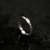 Anillo de flor de diamante rosa para mujer, diseño simple de nicho Mori, anillo ligero, de lujo, elegante, dulce, de alta gama, anillo de dedo de comida a la moda.