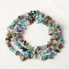 Grava de Cristal Rosa Natural Cadena Larga de 80 cm de Largo Piedra Desmagnetizada Piedra Cruda Pulsera Larga Aleatoria Accesorios para Joyería DIY