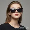 Nuevas Gafas de Sol Elegantes Ojo de Gato Tendencia Celebridad de Internet Ins Hip-Hop Marco Grande Gafas de Sol de Moda Transfronterizas para Mujer