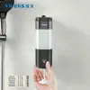 Dispensador de Sabão de Parede Sem Furos Frasco Dispenser Tipo Pressão Suporte Caixa de Gel de Banho Shampoo para Hotel Higienizador de Mãos
