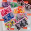 Elástico Elástico Fofo Faixa de Cabelo Acessórios de Cabelo Corda de Cabelo Laço de Cabelo para Meninas Faixa de Cabeça para Bebê Flor Desenho Animado Cabelo Florzinha Elástico Headwear