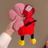 Goma para el pelo de Mickey Flor para Niñas de Gama Alta con Puntos y Cabeza de Bola Dibujos Animados Lindos Rellena Accesorios para el Cabello para Niños